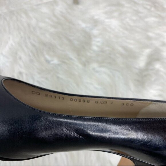 Salvatore Ferragamo Women’s Minimalist Color-Block Designer Leather Pump US 6.5B - Picture 15 of 15